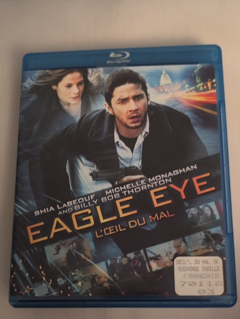Eagle Eye Blu-ray Movie (2008) - Shia LaBeouf & Michelle Monaghan